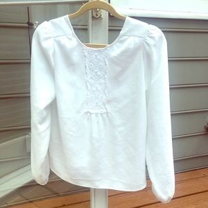 Sezane white blouse